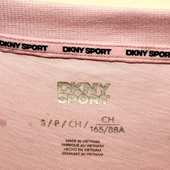 NWT- DKNY Sport, Size S, Pink, Activewear, Women, Tops, Tees - Picture 3 of 7
